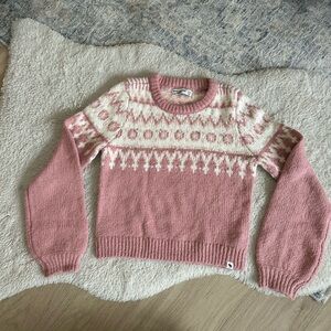 Abercrombie Pink w/ crystal embellishments Sweater - Size: 9/10 Kids - GUC